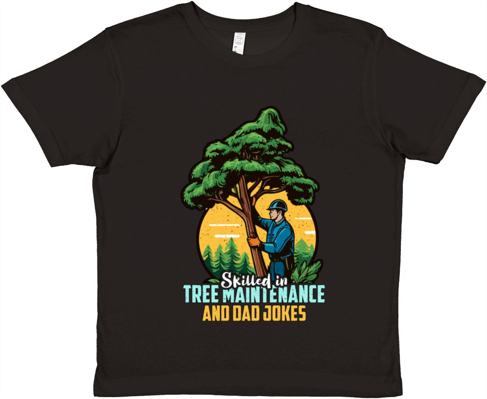 Arborist Skilled In Tree Maintenance Forest Worker Premium Kids Crewneck T-shirt