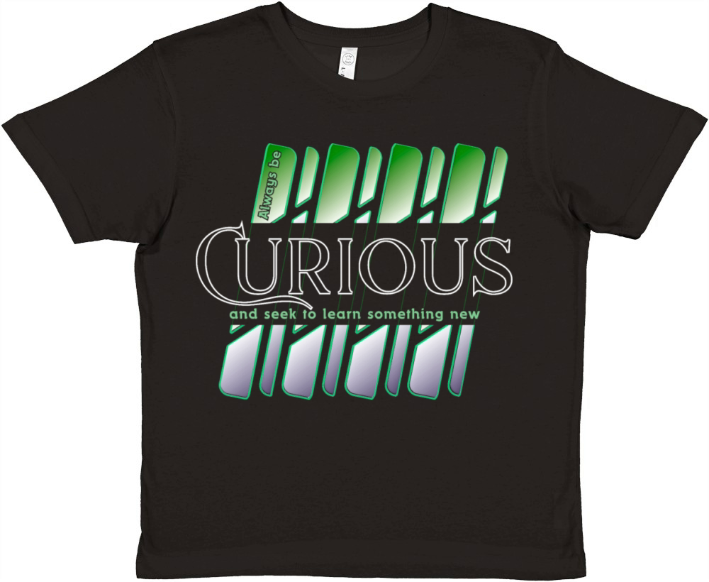 Curious 6B Premium Kids Crewneck T-shirt