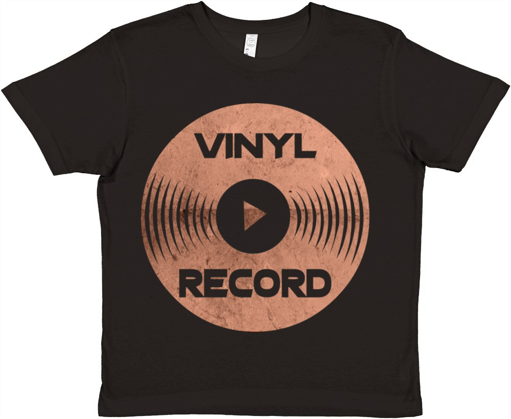 vinyl Premium Kids Crewneck T-shirt