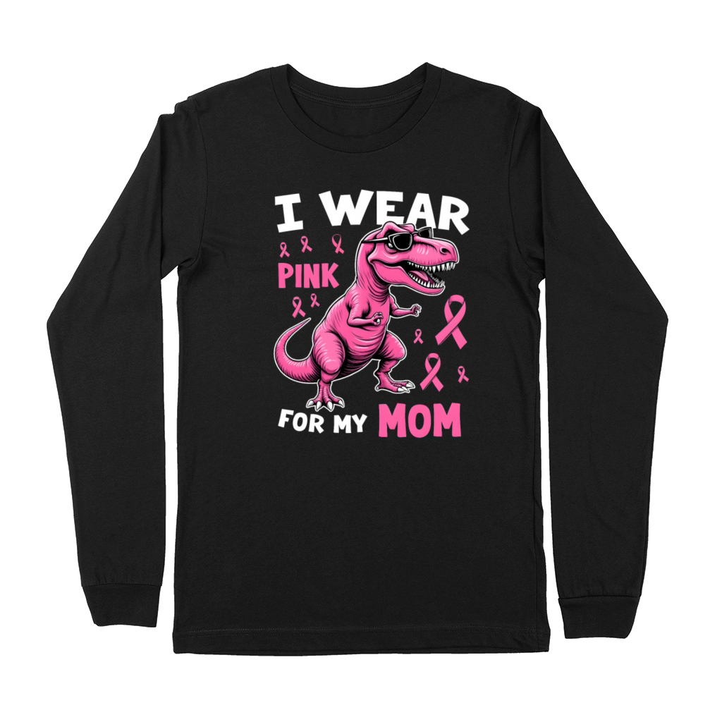 Breast Cancer Pink Awareness Design Premium Long Sleeve