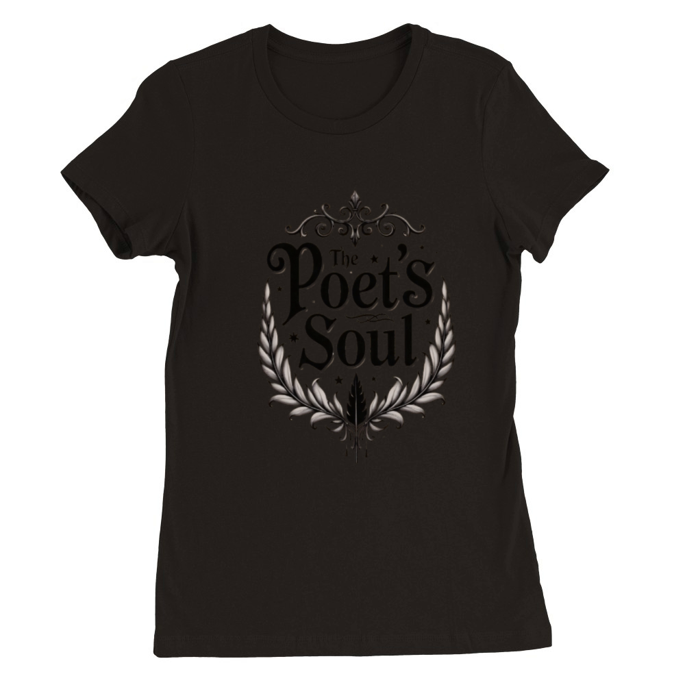 The Poet’s Soul Vintage Artistic Wear Premium Womens Crewneck T-shirt