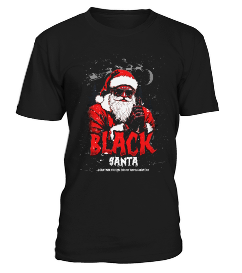 african american santa claus christmas T-Shirt Unisex