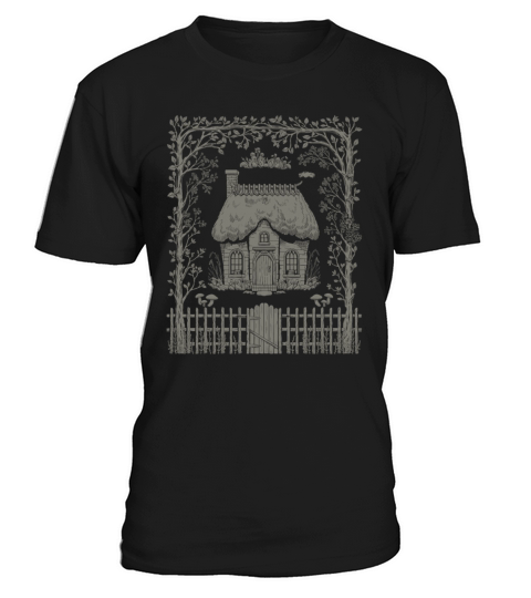 Dark Cottagecore enchanting Cottage Retreat T-Shirt Unisex