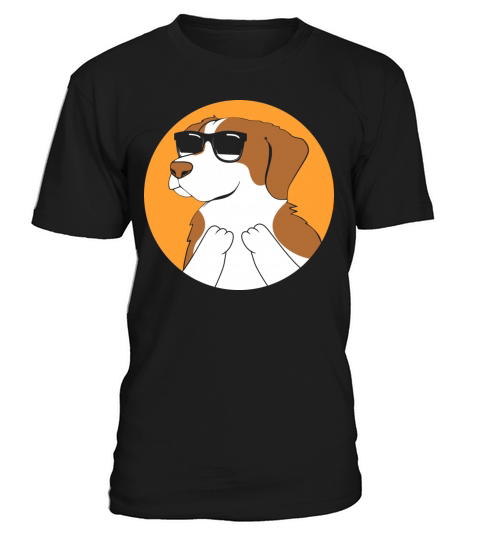 Pet Lover Brittany Spaniel Dog With Sunglasses T-Shirt Unisex