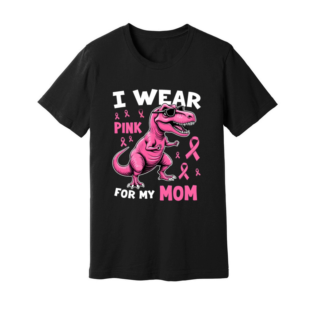 Breast Cancer Pink Awareness Design Unisex Jersey Tee