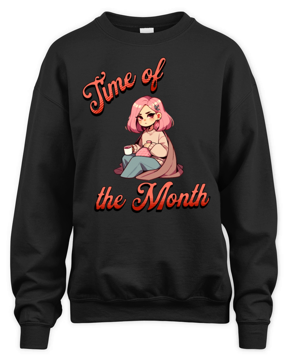 Embrace Your Time of the Month with Style and Unisex Premium Crewneck Sweatshirt