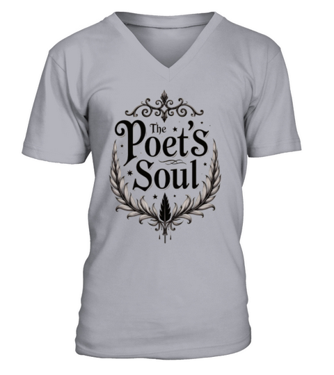 The Poet’s Soul Vintage Artistic Wear V-Neck T-shirt