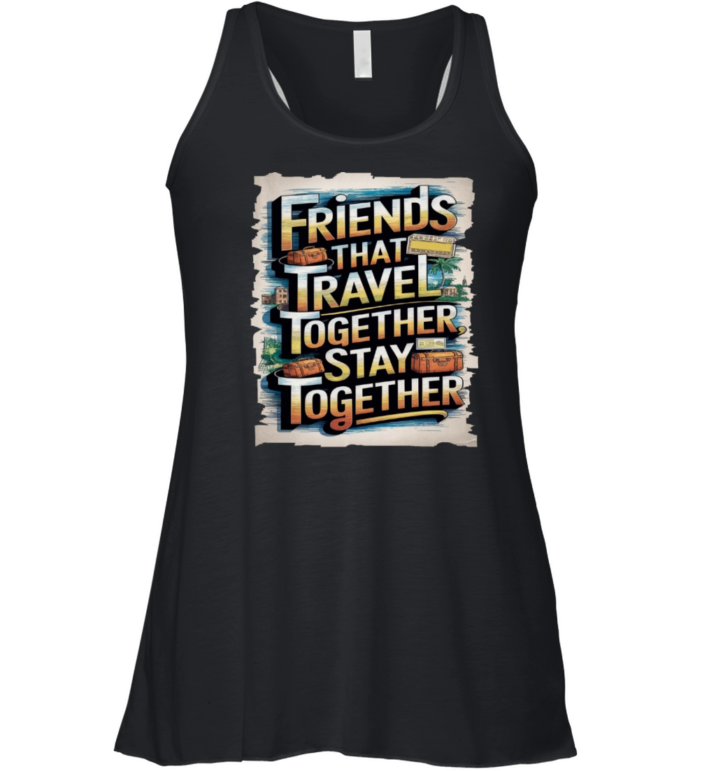 Travel Quote to get inspired N19 Women's Flowy Tank Top