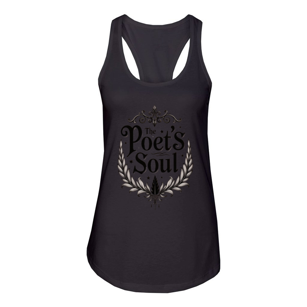 The Poet’s Soul Vintage Artistic Wear Women's Racerback Tank