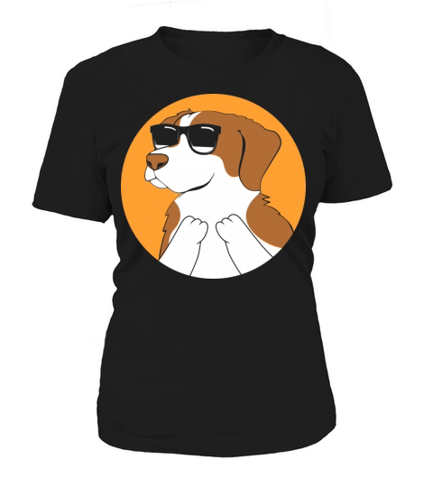 Pet Lover Brittany Spaniel Dog With Sunglasses Women's T-Shirt