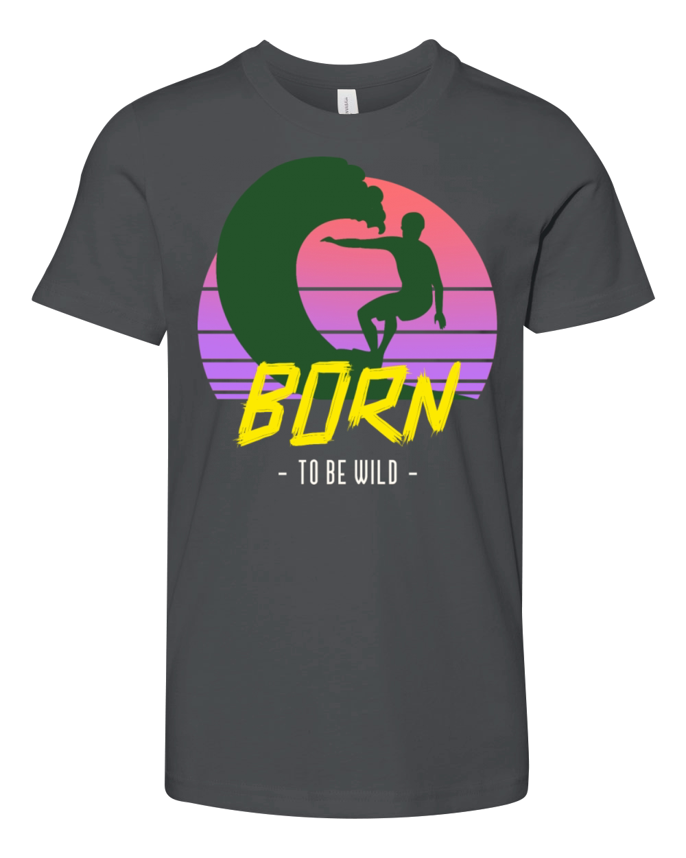 Born to Be Wild Vintage Youth Unisex Jersey Tee