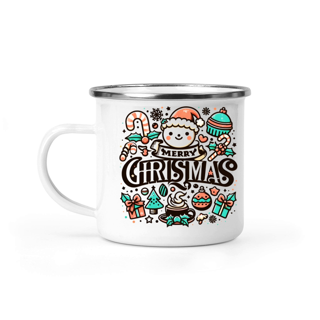 Two Cheers for Christmas Camping Mug