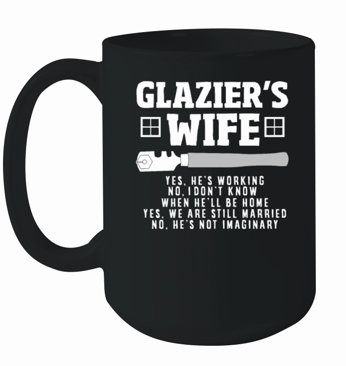 Funny Glazier Gift Ceramic Mug