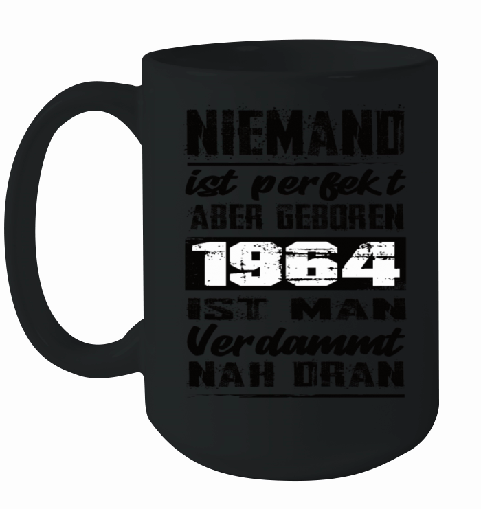 Nobody Is Perfect But Born 1964 Birthday Ceramic Mug