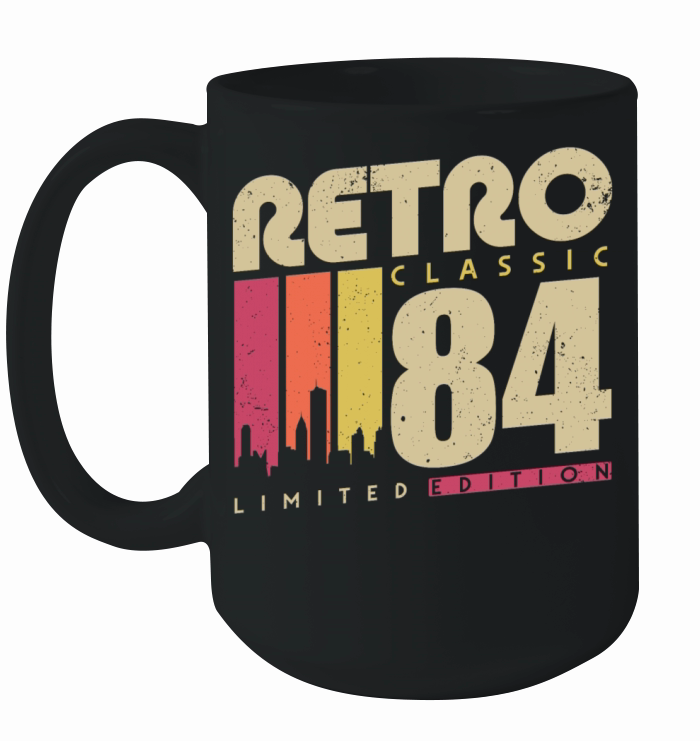 Retro Classic 1984 Vintage 40th Birthday Ceramic Mug