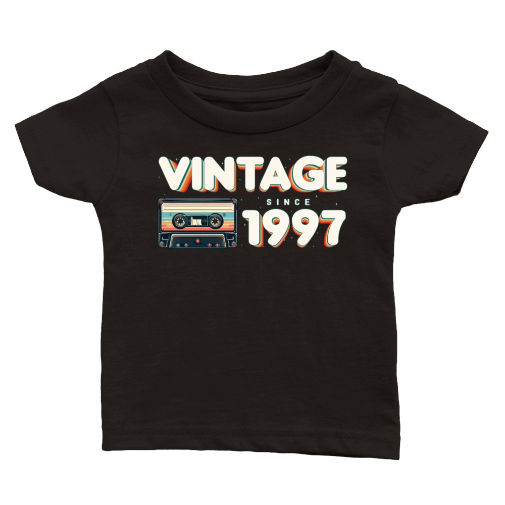 Retro Vintage 1997 Nostalgic Birthday Men Women Classic Baby Crewneck T-shirt