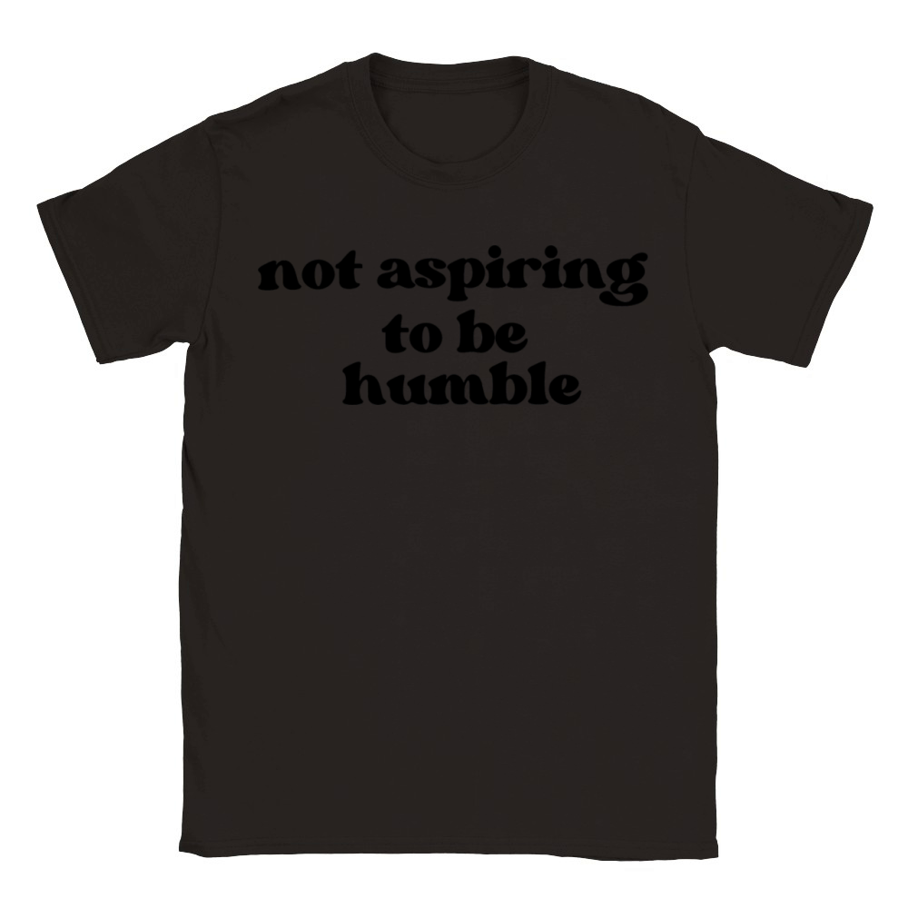 Minimalist Not Aspiring to Be Humble Kamala Harris Classic Kids Crewneck T-shirt