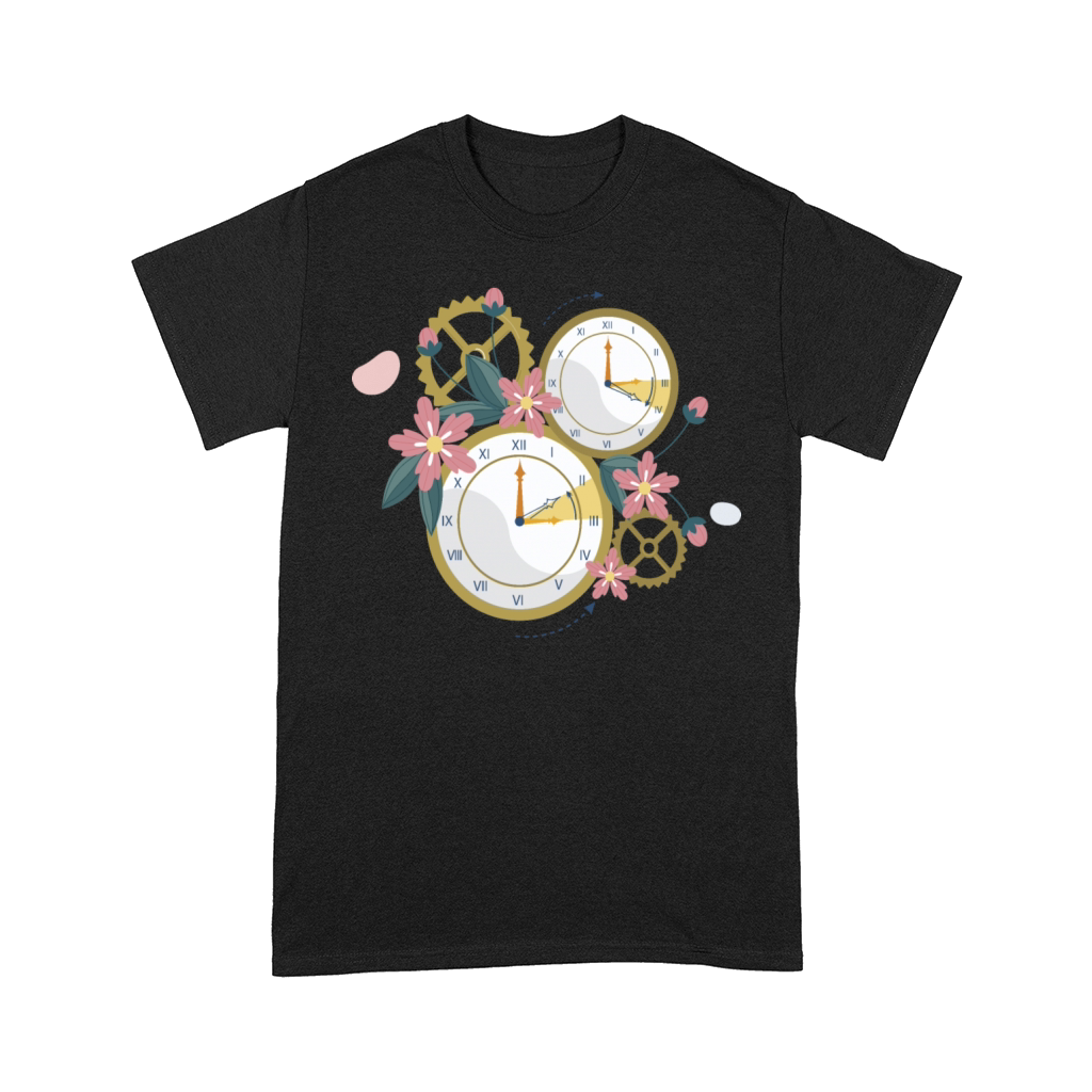 Tick Tock Floral Comfort T-shirt