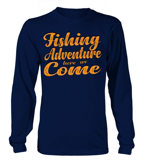 vintage fishing adventure Long sleeved Unisex