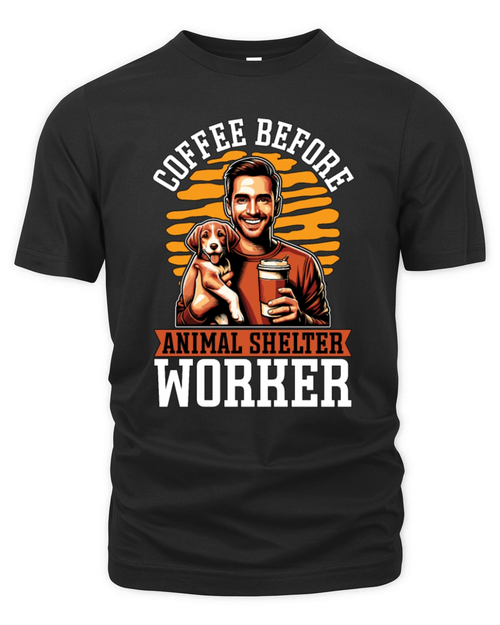 Animal Shelter Coffee Veterinarian Coffee Lover Organic Unisex T-shirt