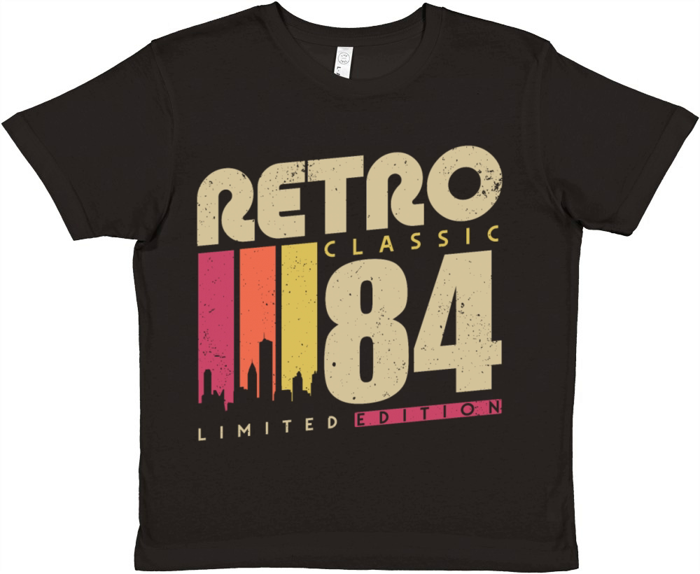 Retro Classic 1984 Vintage 40th Birthday Premium Kids Crewneck T-shirt