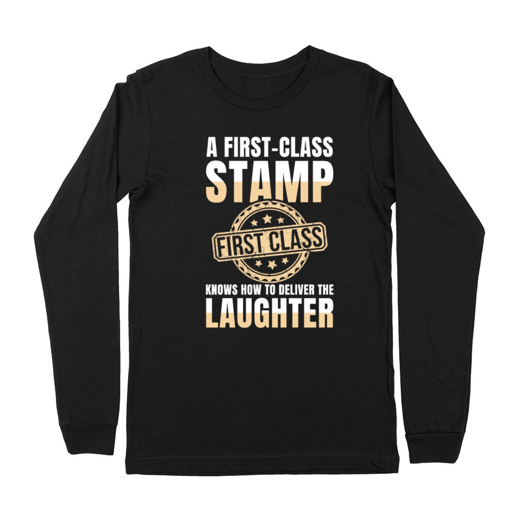 Funny Postal Humor Stamp Collection Premium Long Sleeve