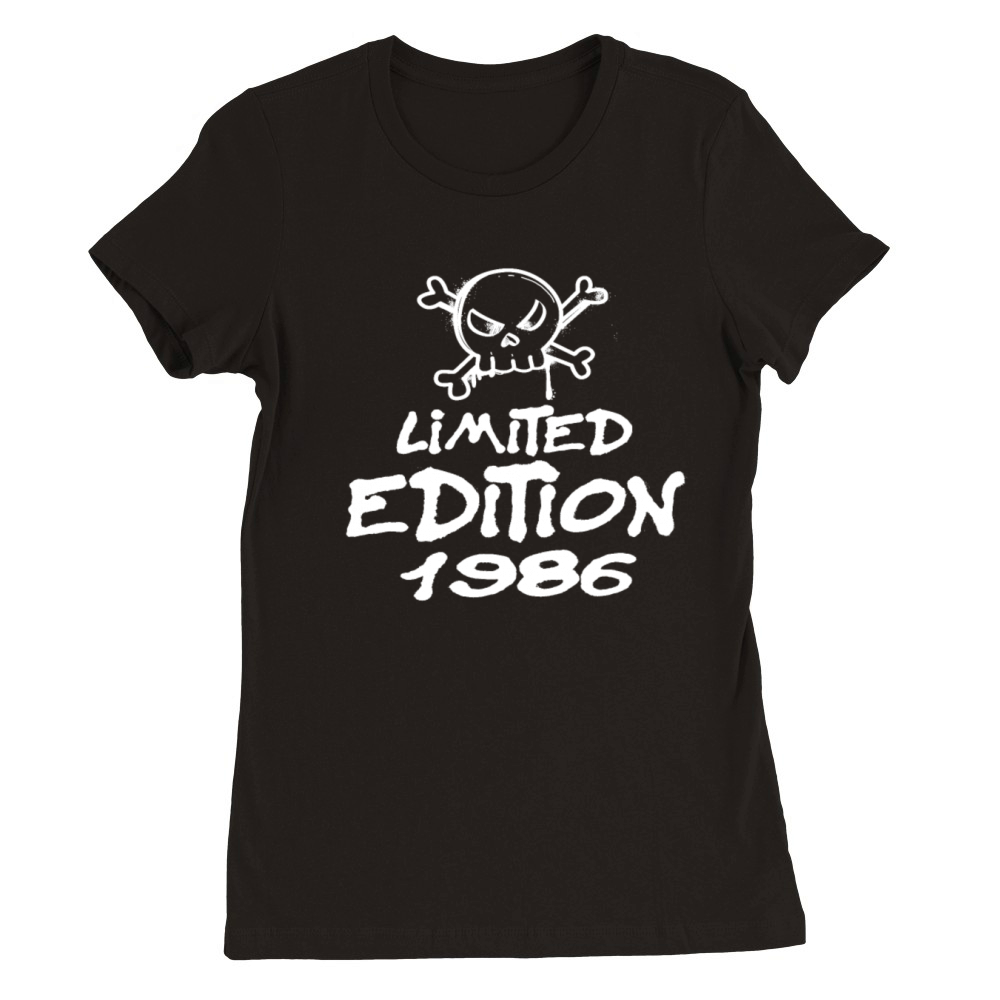 Limited Edition 1986 Birthday 1986 Born Premium Womens Crewneck T-shirt