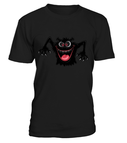 Funny Black Monster Terror Halloween T-Shirt T-Shirt Unisex