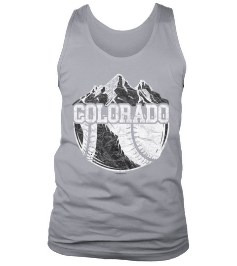 Colorado Baseball Fan Tee Vintage Rocky Mountains Tank Top Unisex