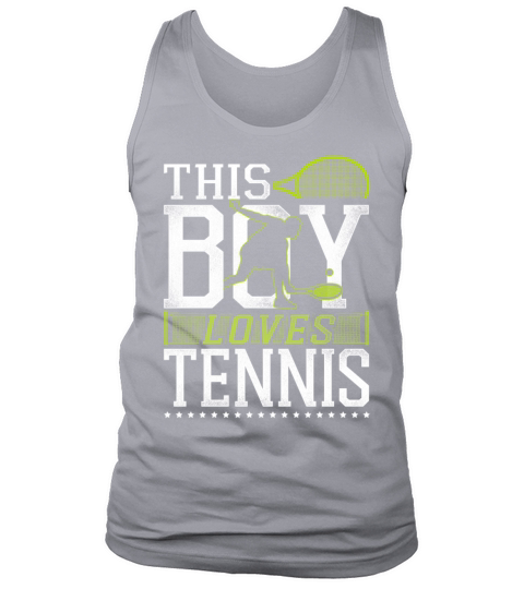 Funny Tennis Player Racket Boy Tank Top Unisex