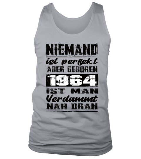Nobody Is Perfect But Born 1964 Birthday Tank Top Unisex