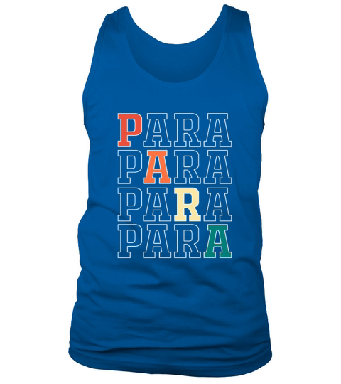 Paraeducator Para Professional Teacher Tank Top Unisex
