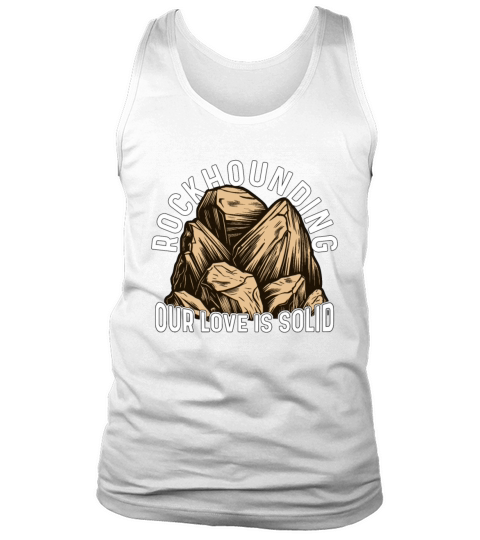 Rockhounding Our Love Is Solid Fossil Collector Tank Top Unisex
