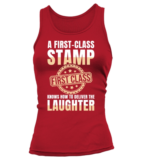 Funny Postal Humor Stamp Collection Tank top Woman