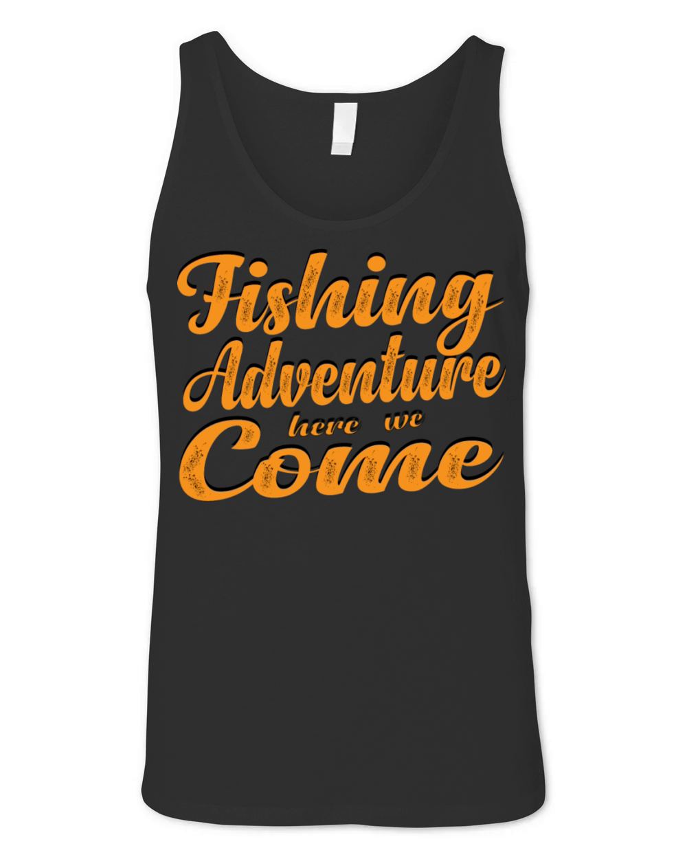 vintage fishing adventure Unisex Jersey Tank