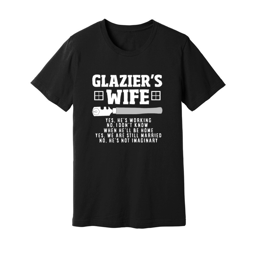 Funny Glazier Gift Unisex Jersey Tee