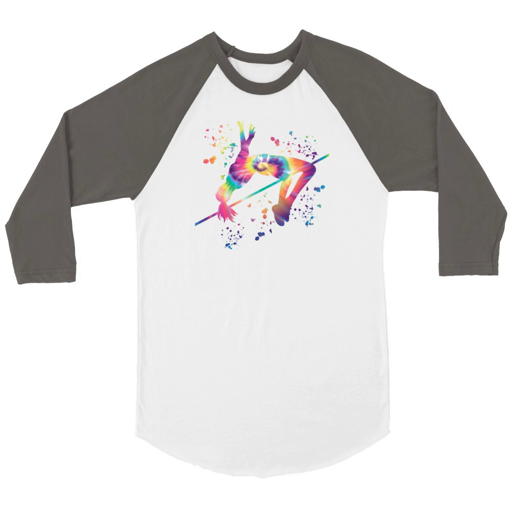 High Jumper High Jumping High Jump Unisex ¾ sleeve Raglan T-shirt