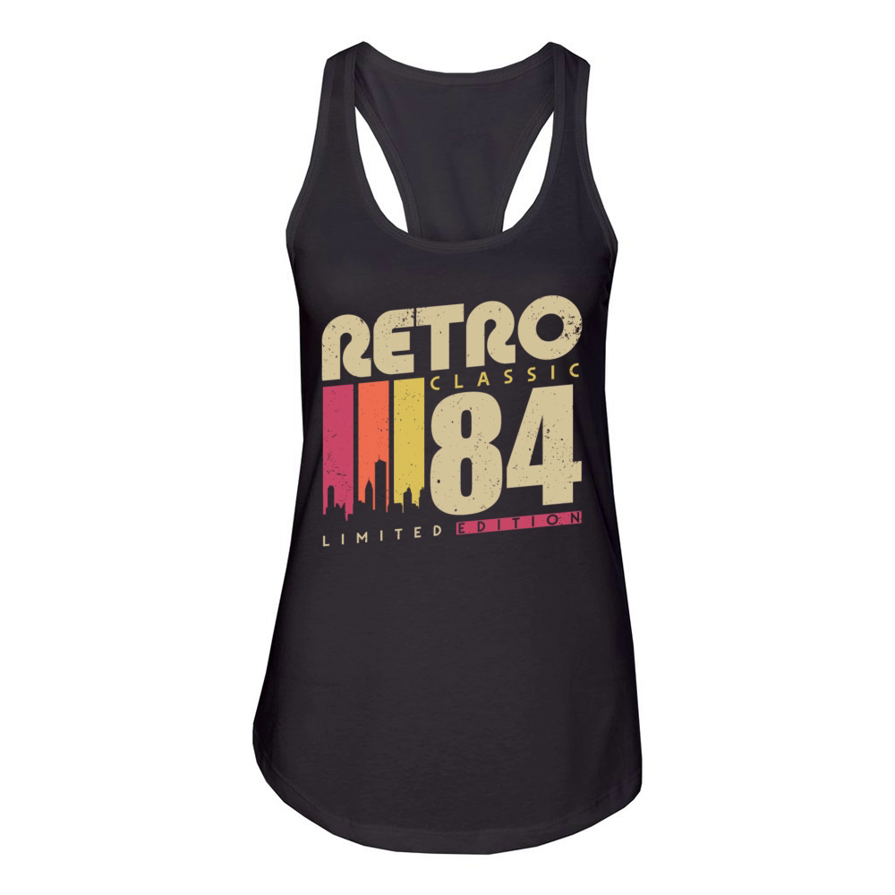 Retro Classic 1984 Vintage 40th Birthday Women's Racerback Tank