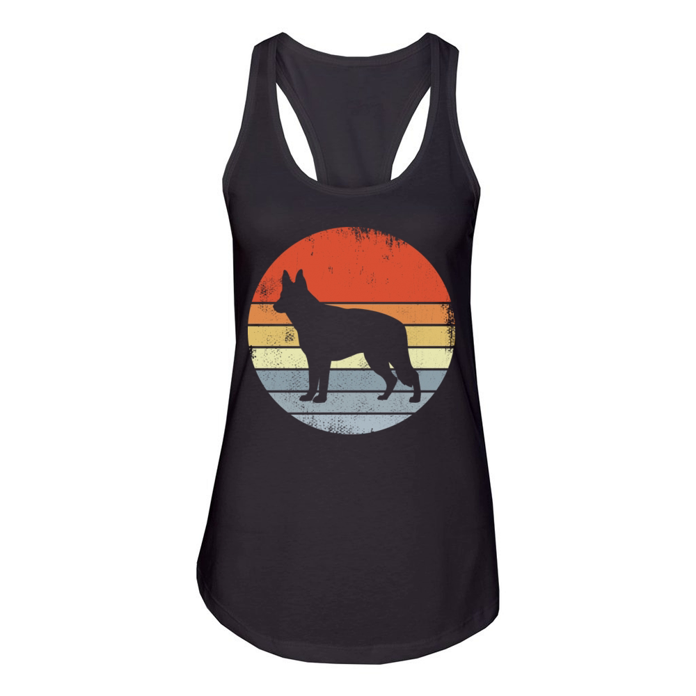 Vintage German Shepherd Women's Racerback Tank