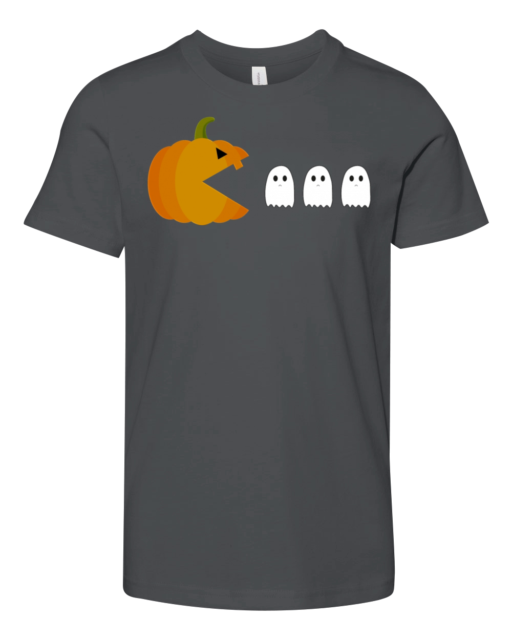 Pac-Man Pumpkin Youth Unisex Jersey Tee