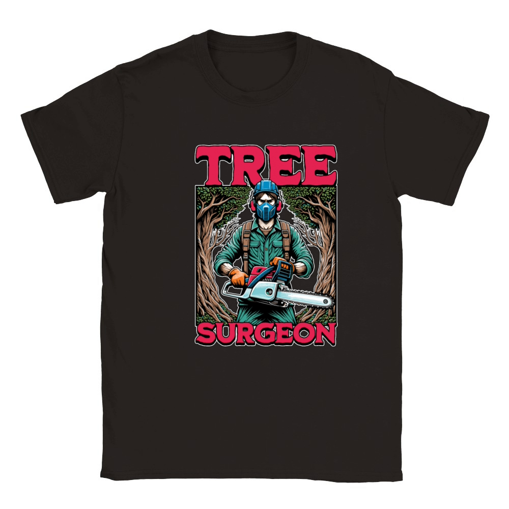Arborist Tree Surgeon Arboriculture Woodcutter Classic Kids Crewneck T-shirt