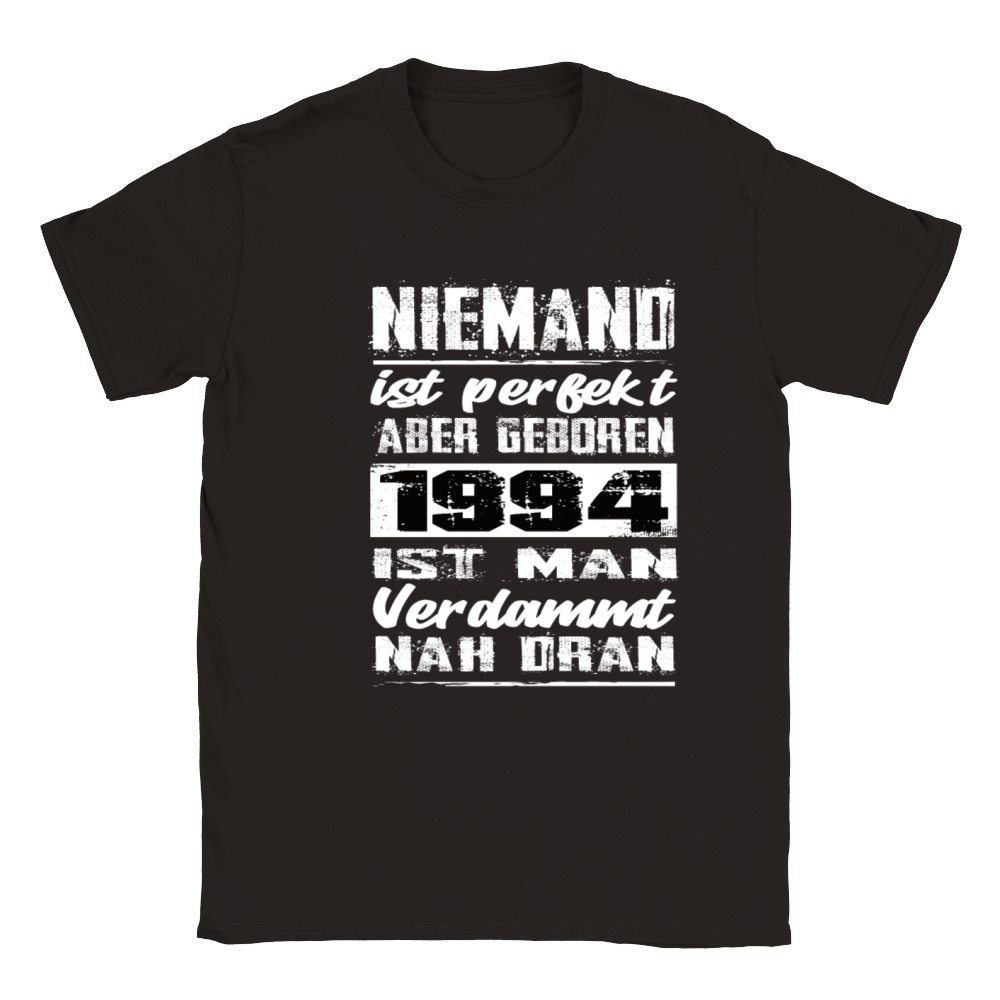 Nobody Is Perfect But Born 1994 Birthday Classic Kids Crewneck T-shirt