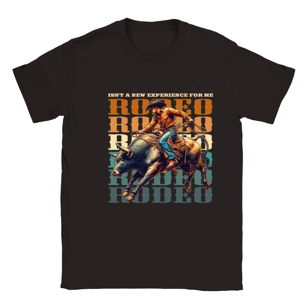 Vintage style Western Bull Rider Classic Kids Crewneck T-shirt