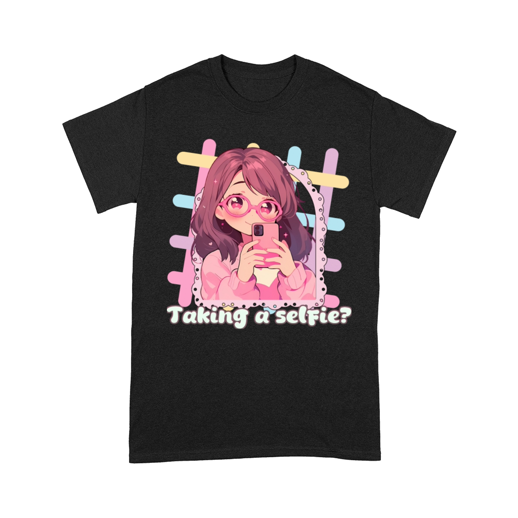 chibi anime girl selfie Comfort T-shirt