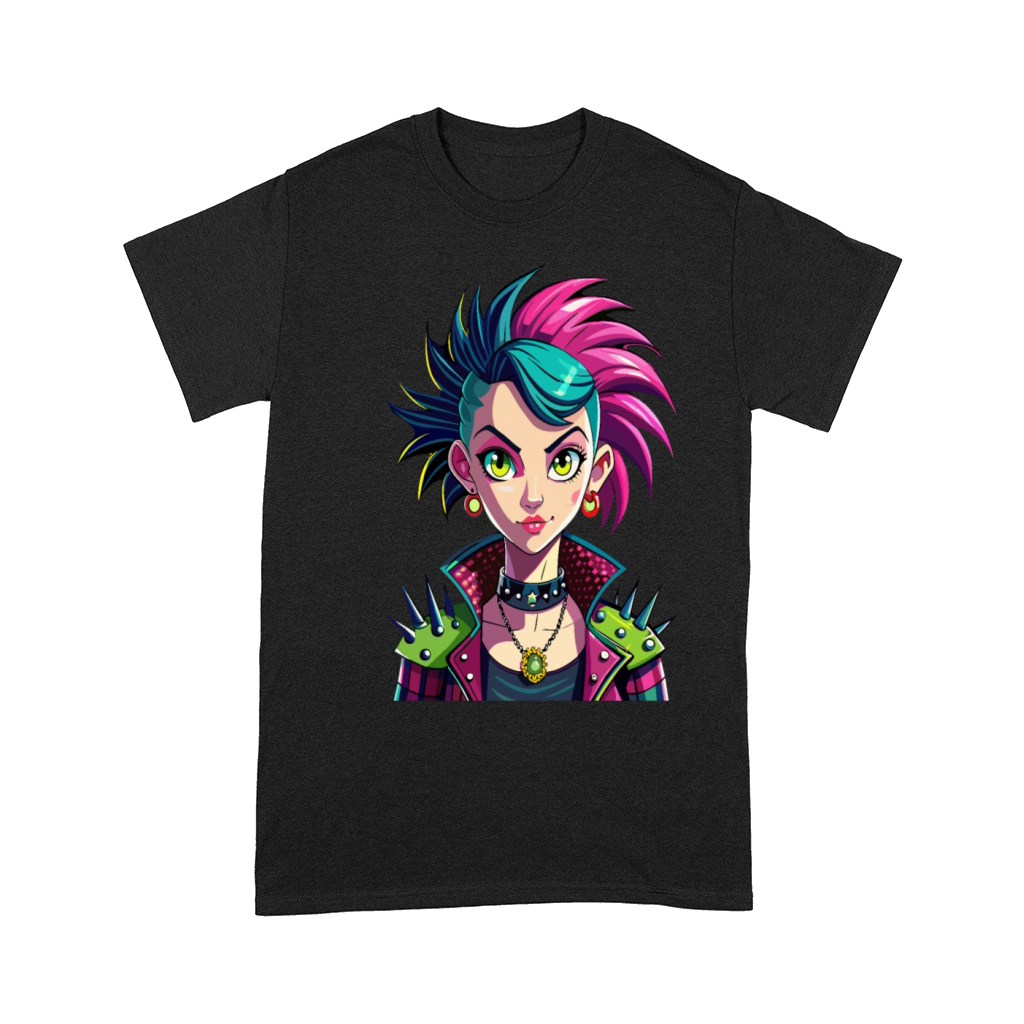 Vivid Punk Rebellion - Bold and Fearless Comfort T-shirt