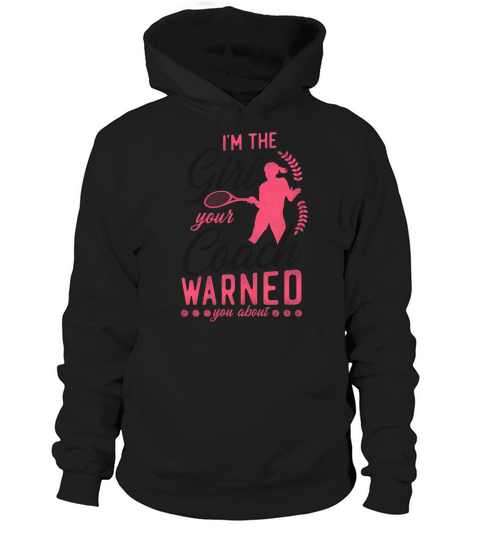 Funny Tennis Player Racket Girl Hoodie Unisex