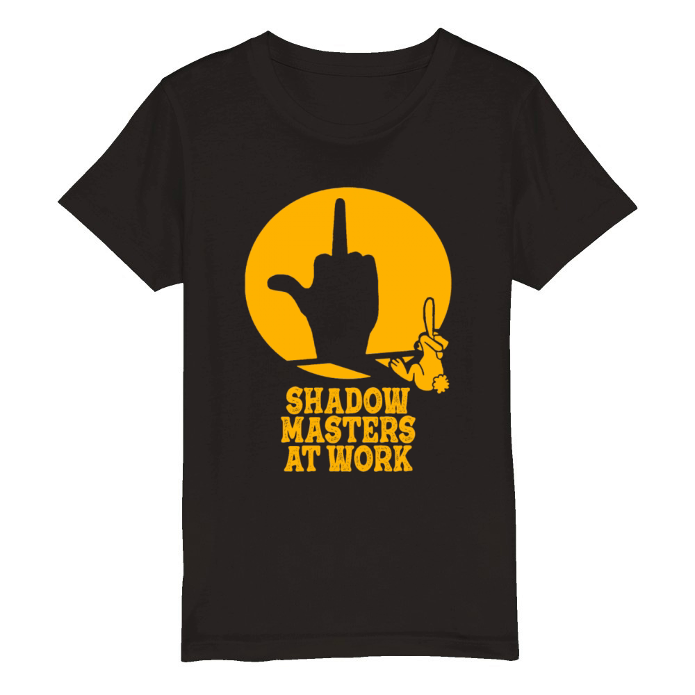 Shadow Puppetry World Enchantment Organic Kids Crewneck T-shirt