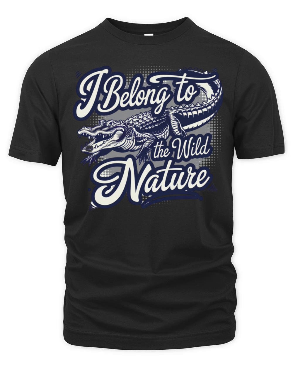 I Belong To The Wild Nature American Alligator Organic Unisex T-shirt