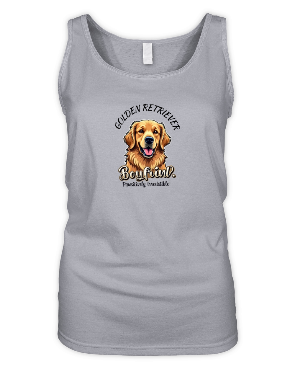Golden Retriever Boyfrind Organic Women's Tank Top