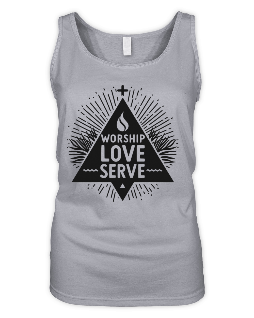 Worship Love Serve Organic Women's Tank Top